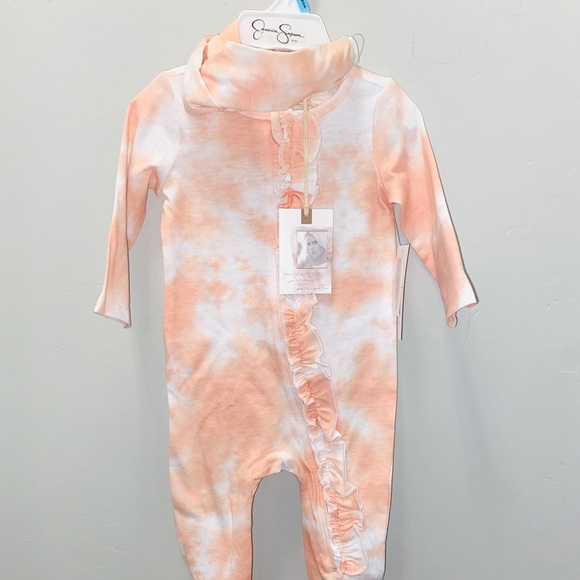 NWT Jessica Simpson Footsie & headband set - Picture 3 of 4